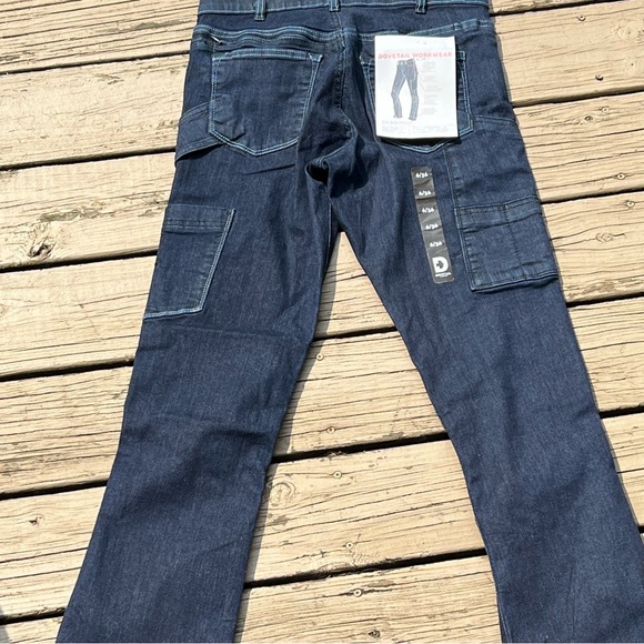 Dovetail Workwear DX Bootcut Cordura Indigo Denim Work Jeans TALL - Picture 11 of 11